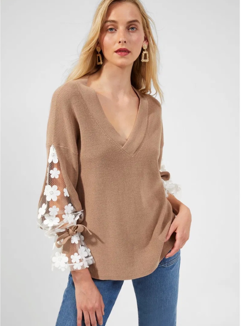 Nordstrom French Connection V-neck sweater